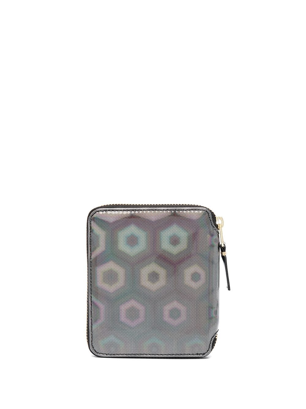 holographic zipped wallet - 2