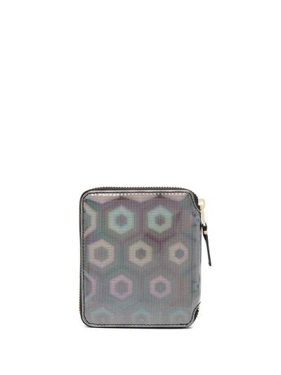 Comme Des Garçons holographic zipped wallet outlook