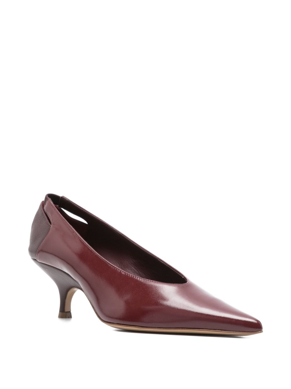50mm Sloane pointed-toe cut-out pumps - 2