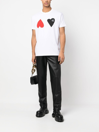 Vivienne Westwood heart-print cotton T-shirt outlook
