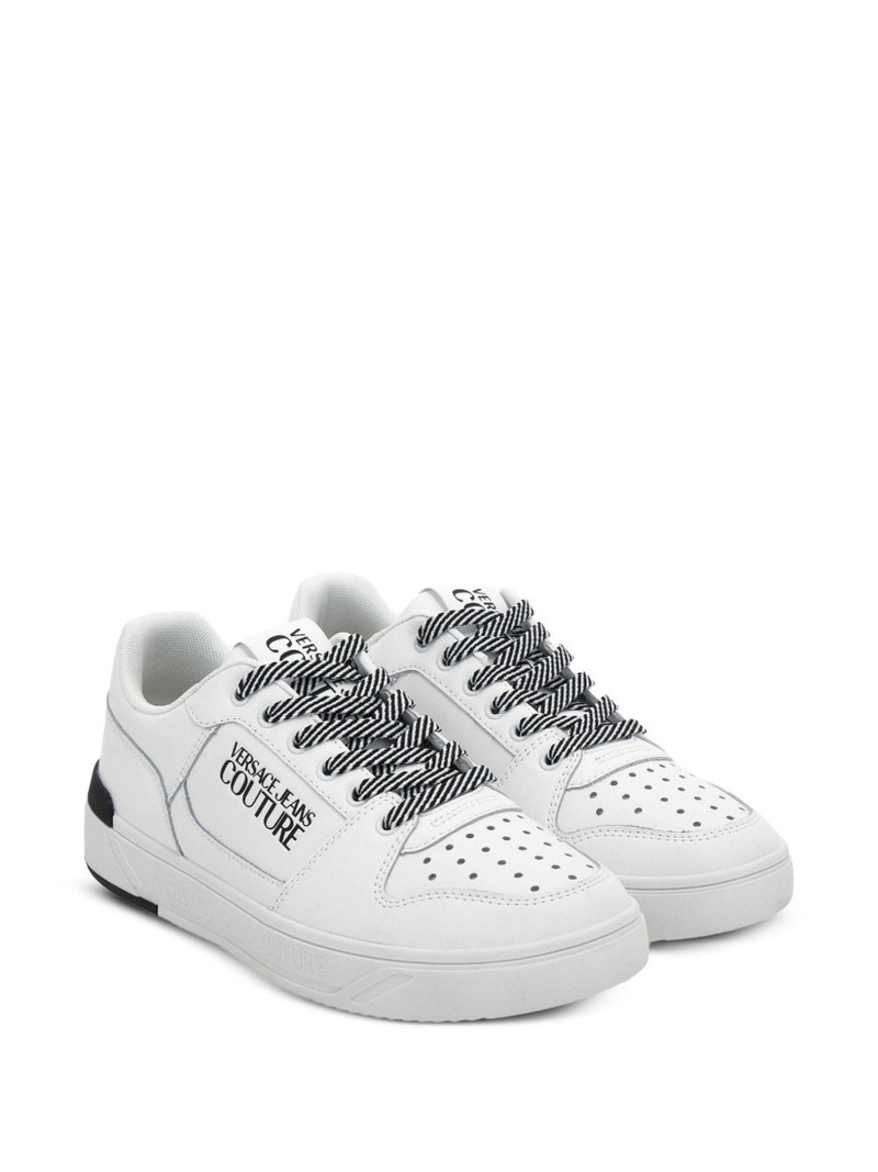 VERSACE JEANS COUTURE leather sneakers outlook