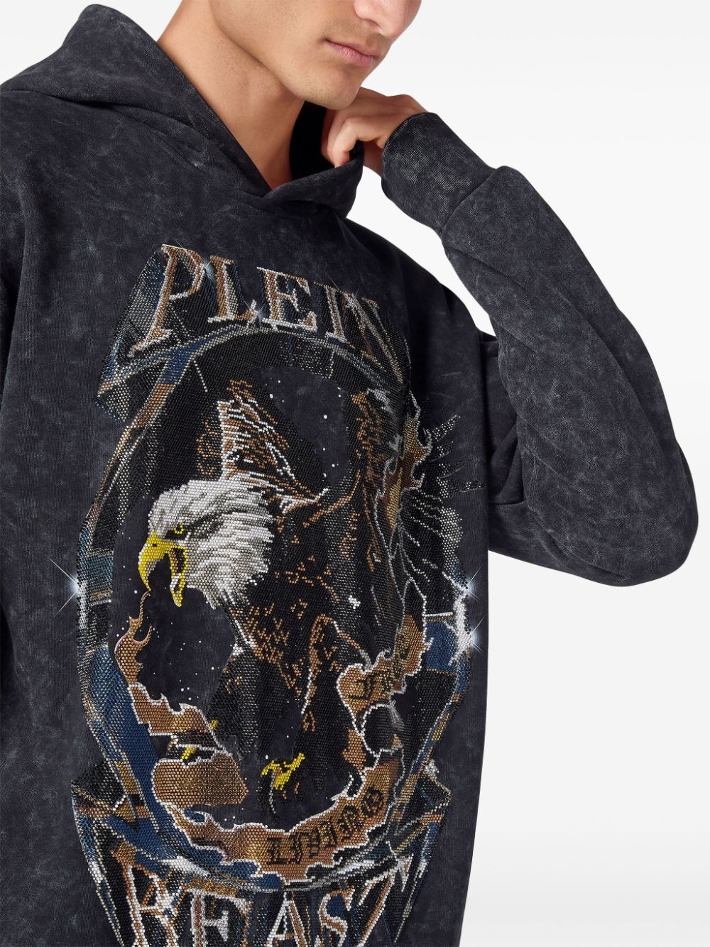 logo-embellished hoodie - 5