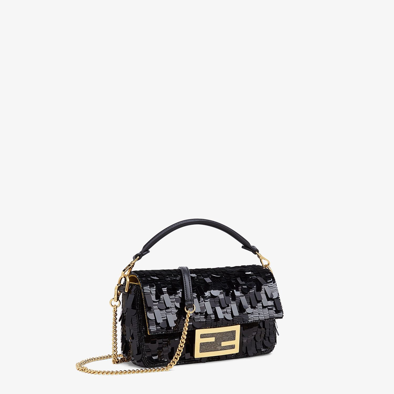 Black sequin mini-bag - 3