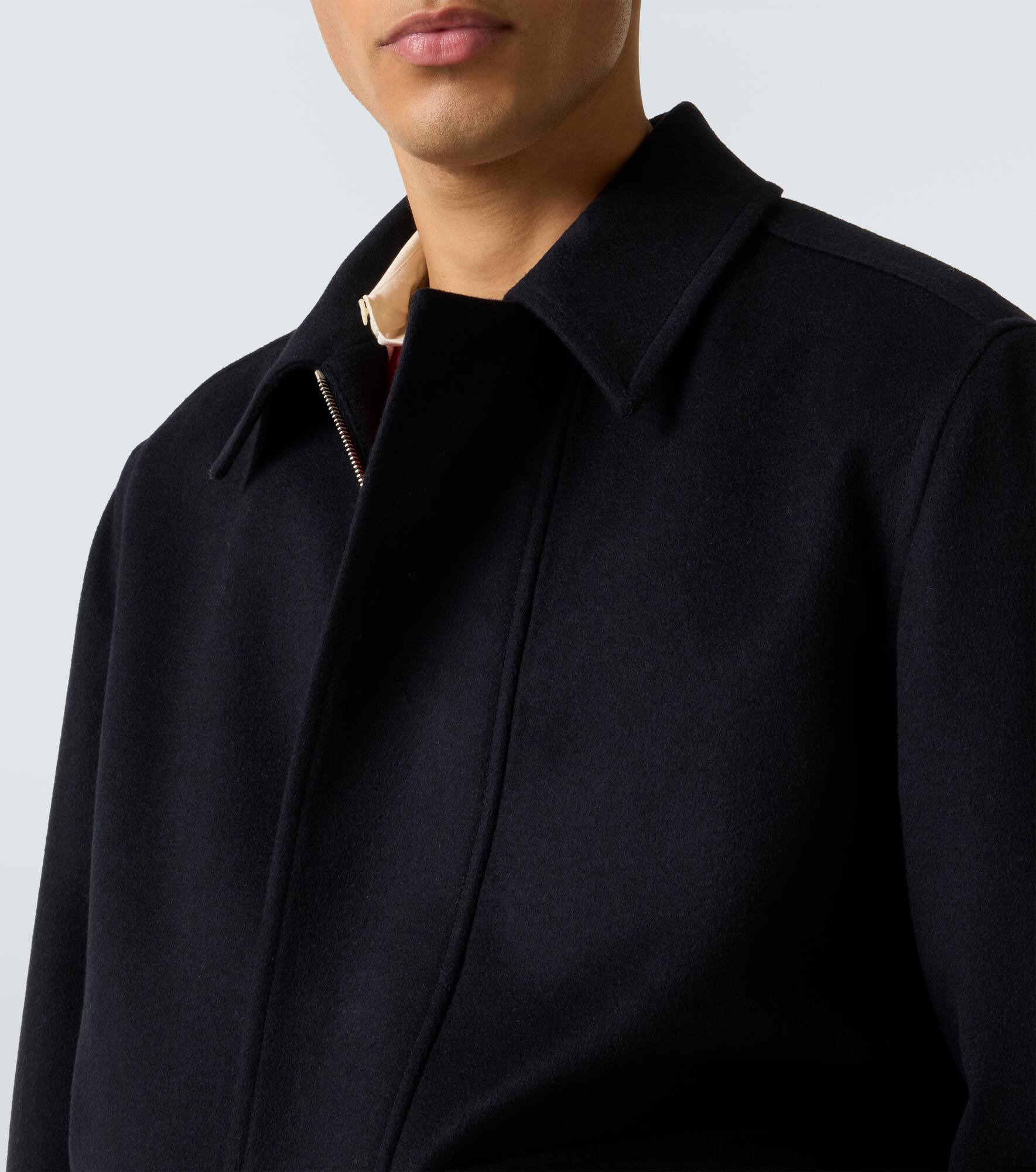 Virgin wool blouson jacket - 6
