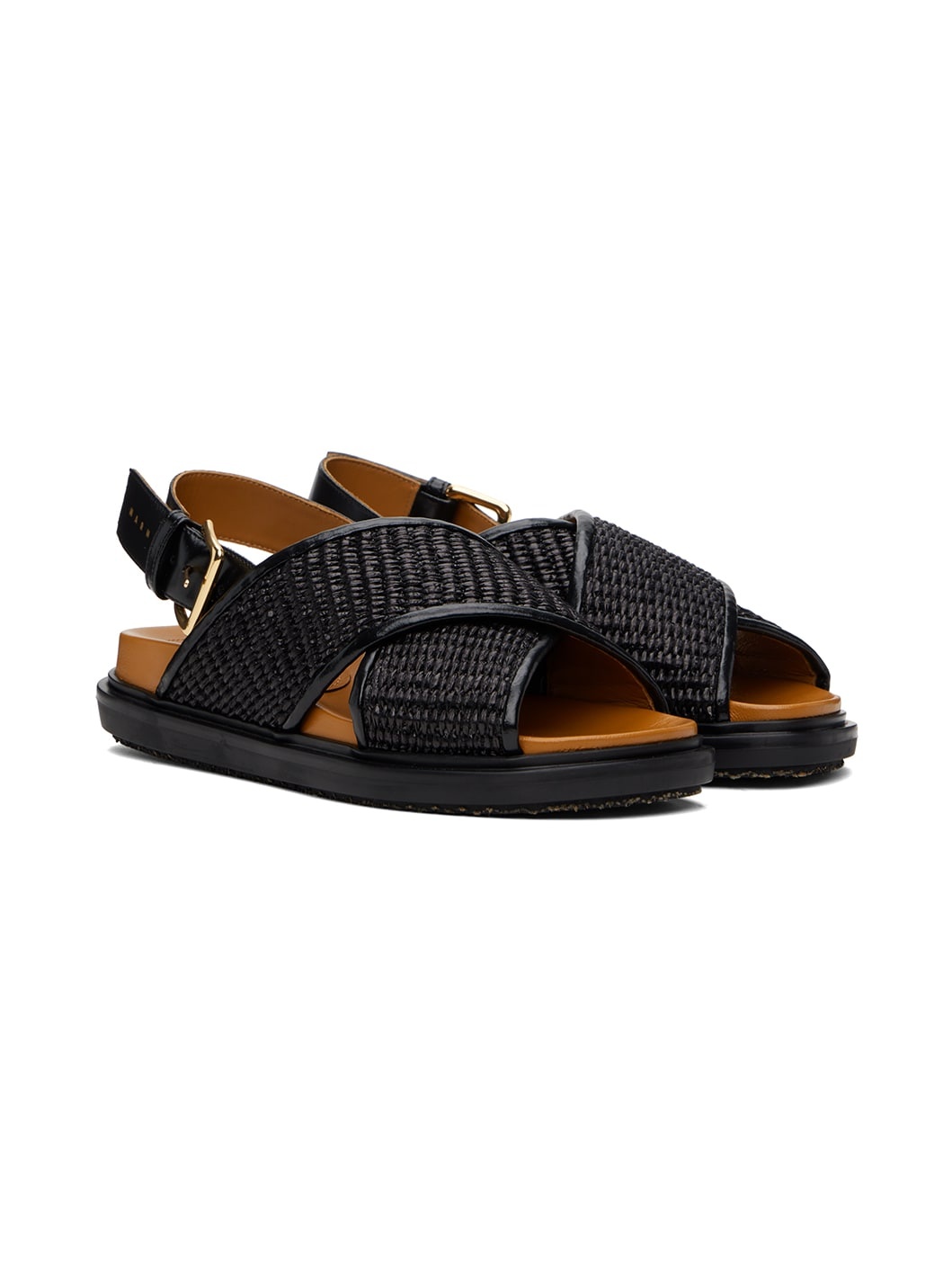 Black Fussbett Sandals - 4
