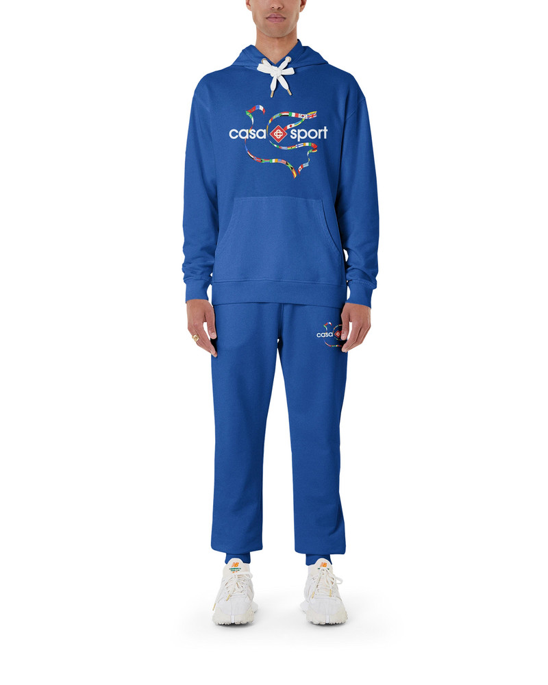 CASABLANCA Drapeau De Collombes Hooded Sweatshirt outlook