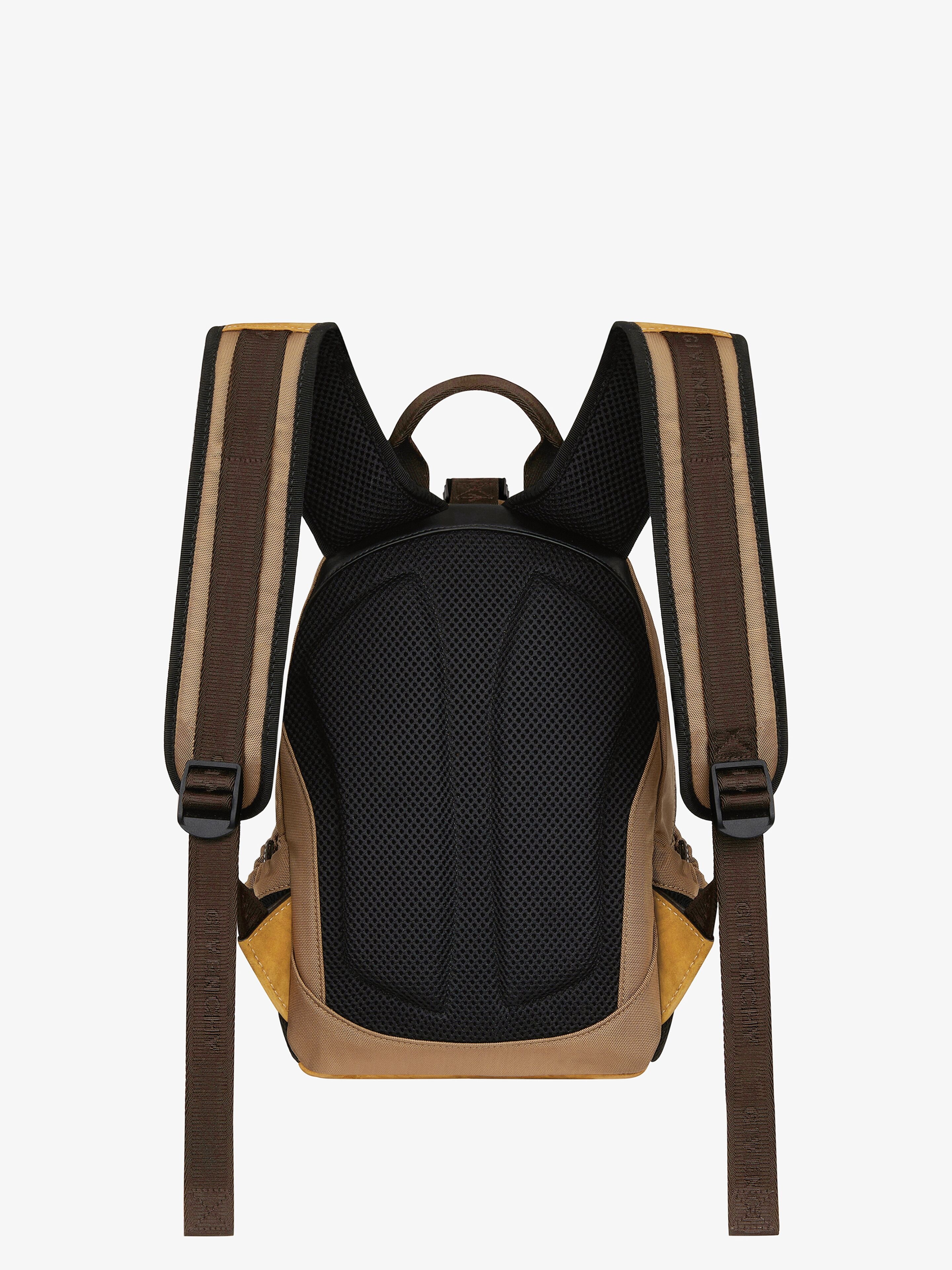 SMALL G-TRAIL BACKPACK IN NUBUCK AND CANVAS - 4