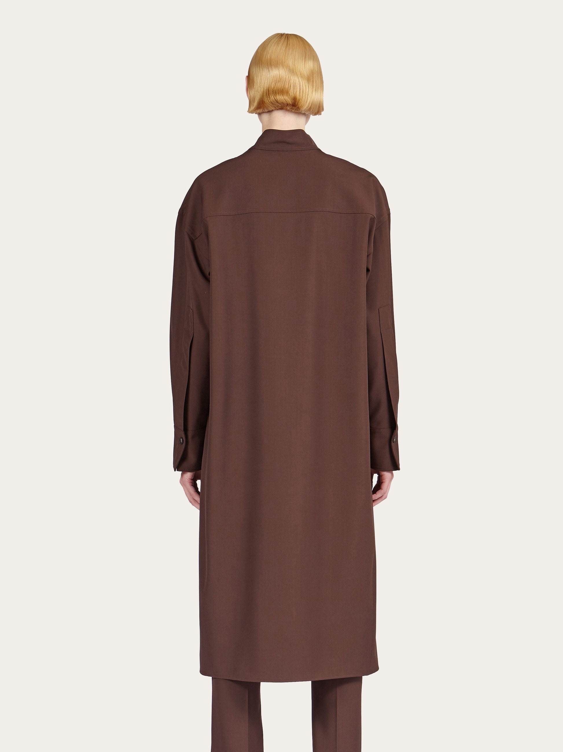 Pure wool shirt dress - 3