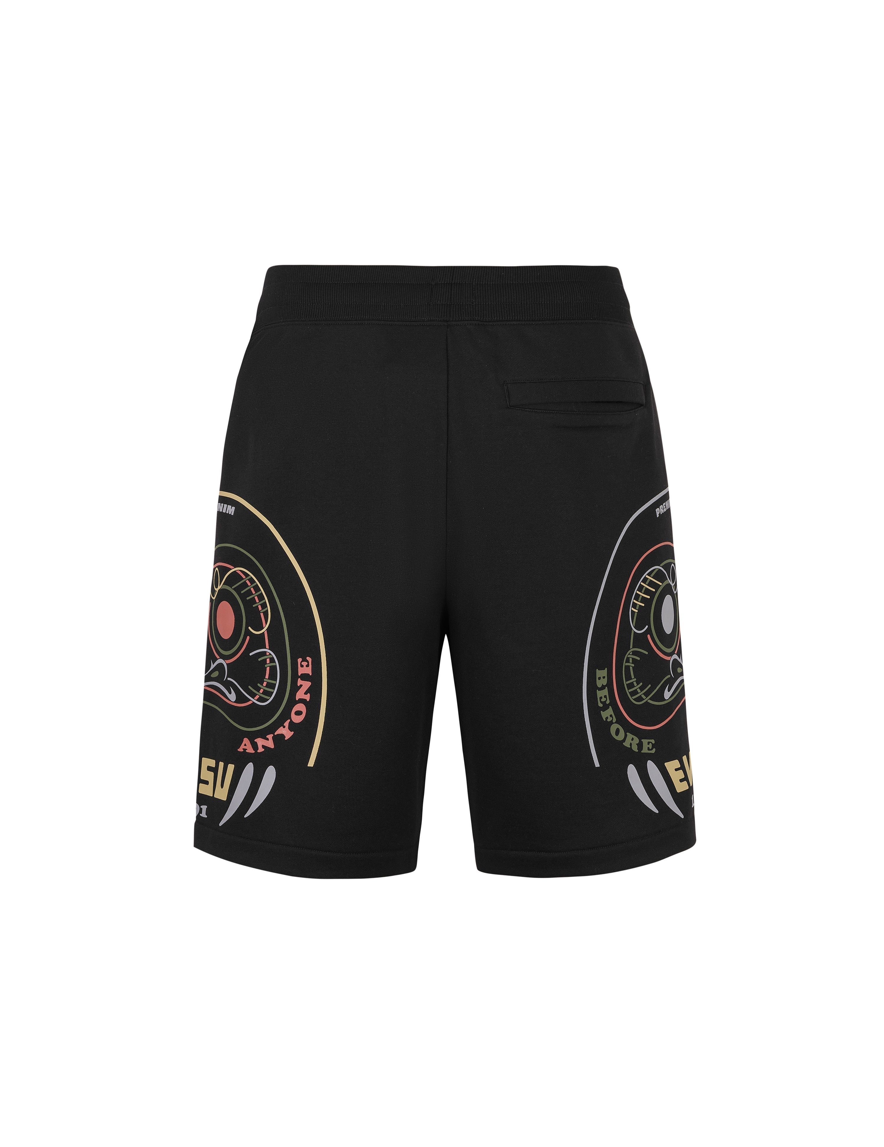 Daruma Print Regular Fit Sweatshorts - 10