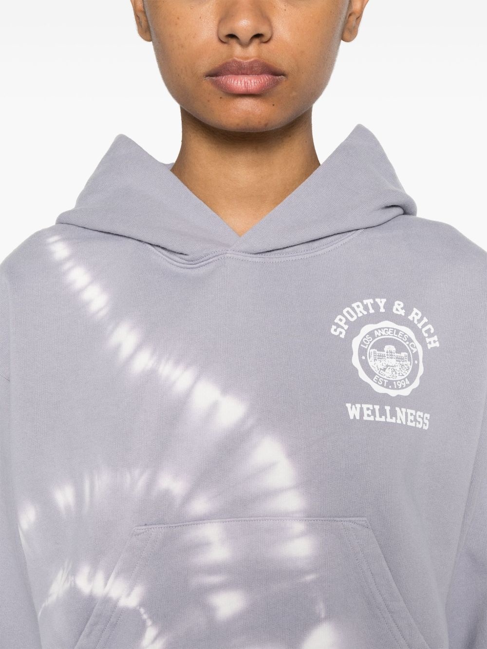 logo-print cropped hoodie - 5
