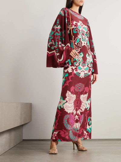 Johanna Ortiz Camino Real printed silk-crepe maxi dress outlook