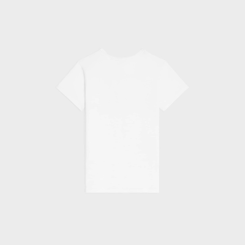 CELINE t-shirt IN RIBBED COTTON JERSEY outlook