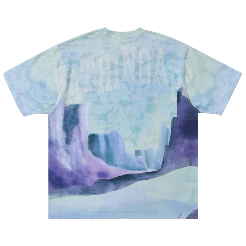 A BATHING APE® BAPE Forbidden Zone Tee 'Multicolor' outlook