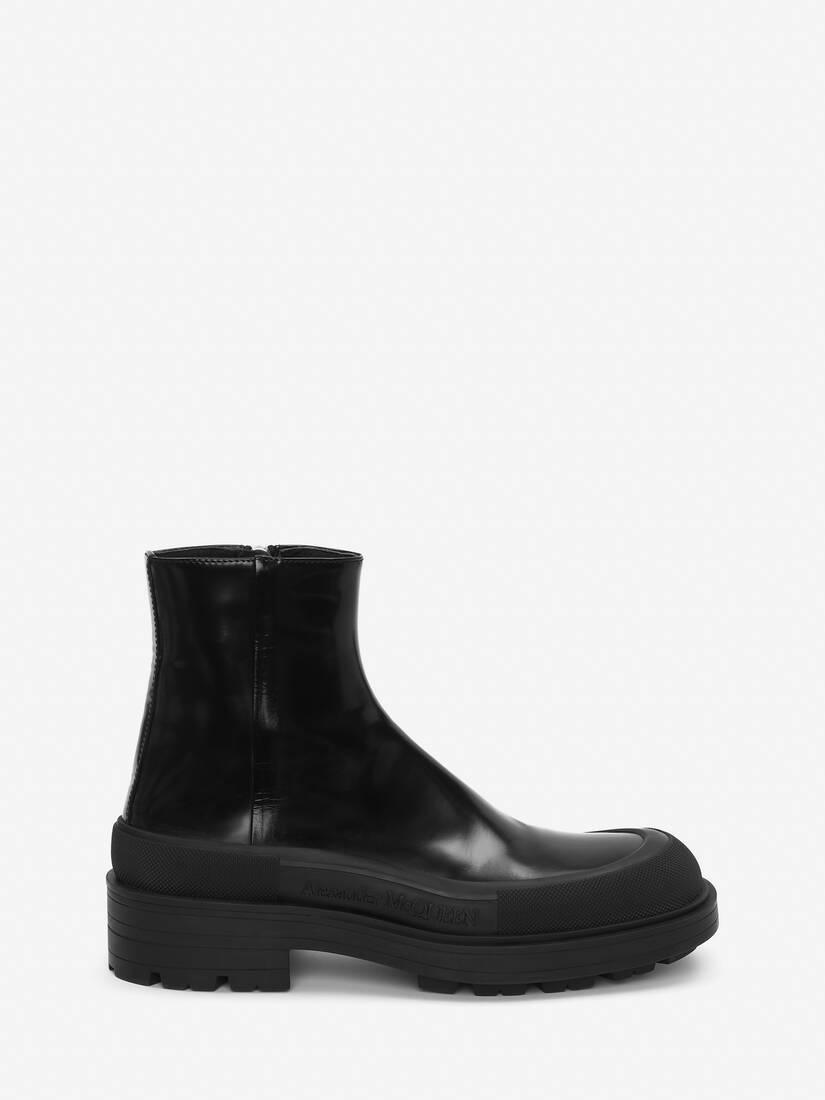 Men's Stack Boot in Black - 1