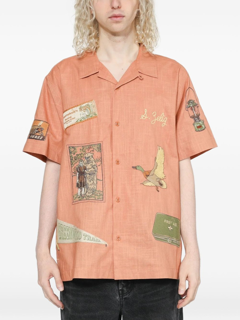samuel zelig Trail Camp embroidered shirt outlook