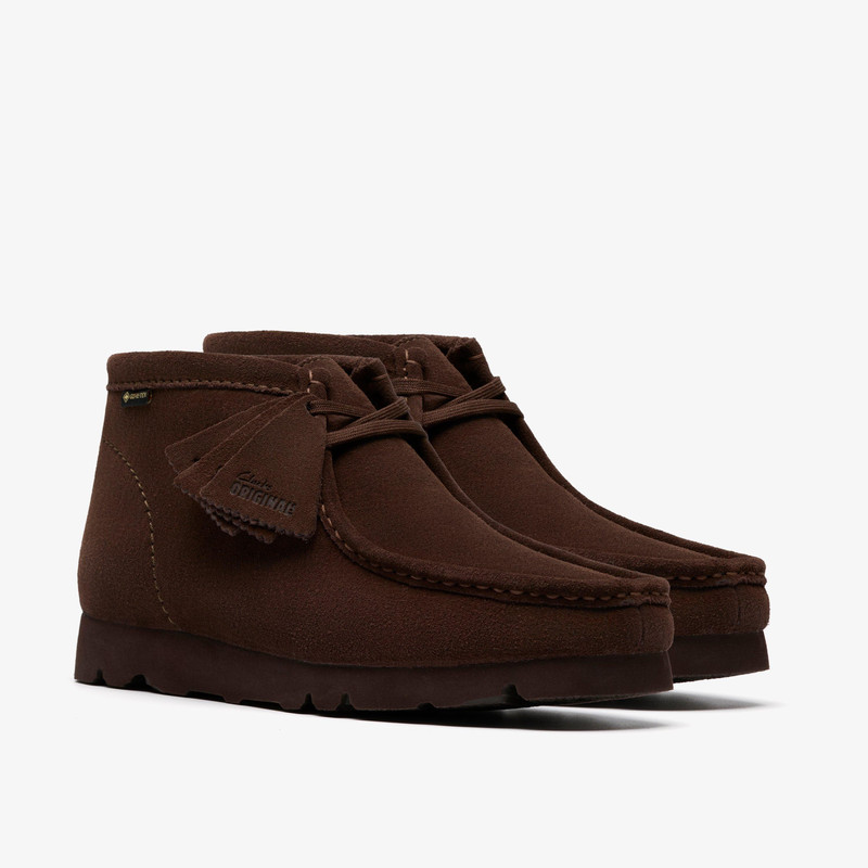 Wallabee Boot Gore-Tex Waterproof Dark Brown Suede 4