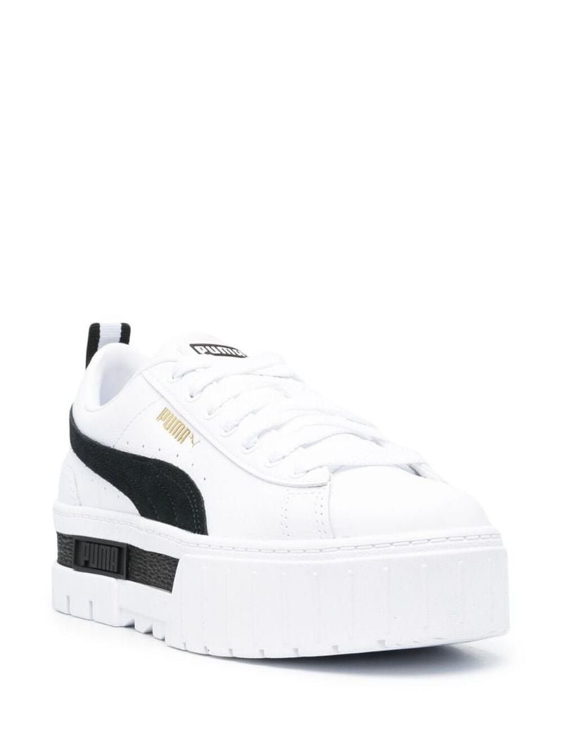 platform low-top sneakers - 2