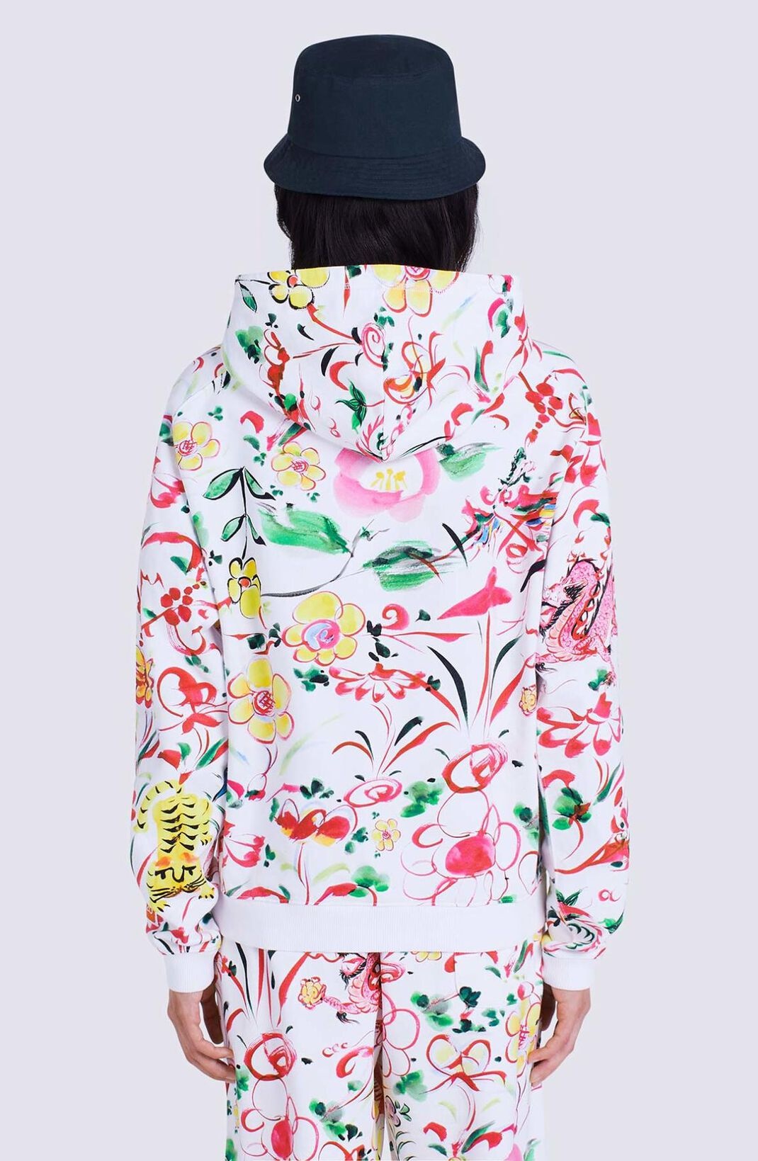 'Akae Ink' hooded sweatshirt - 6