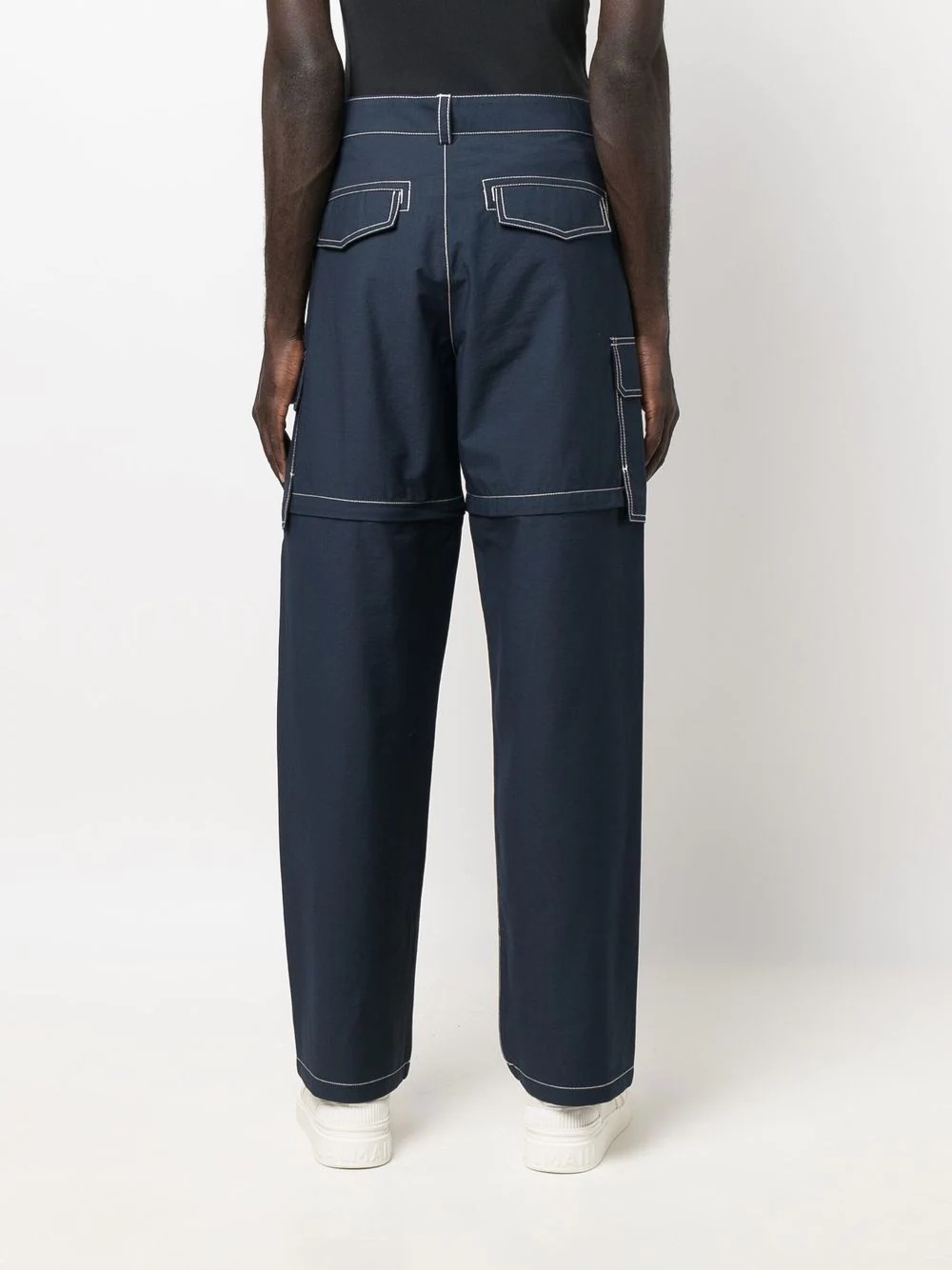 high-rise detachable jeans - 4