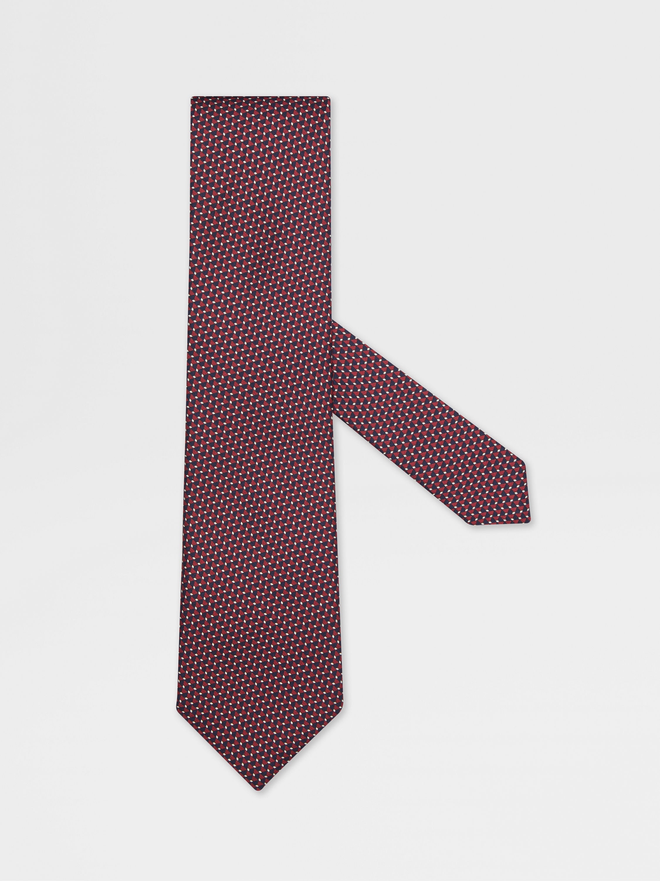 RED SILK TIE - 1