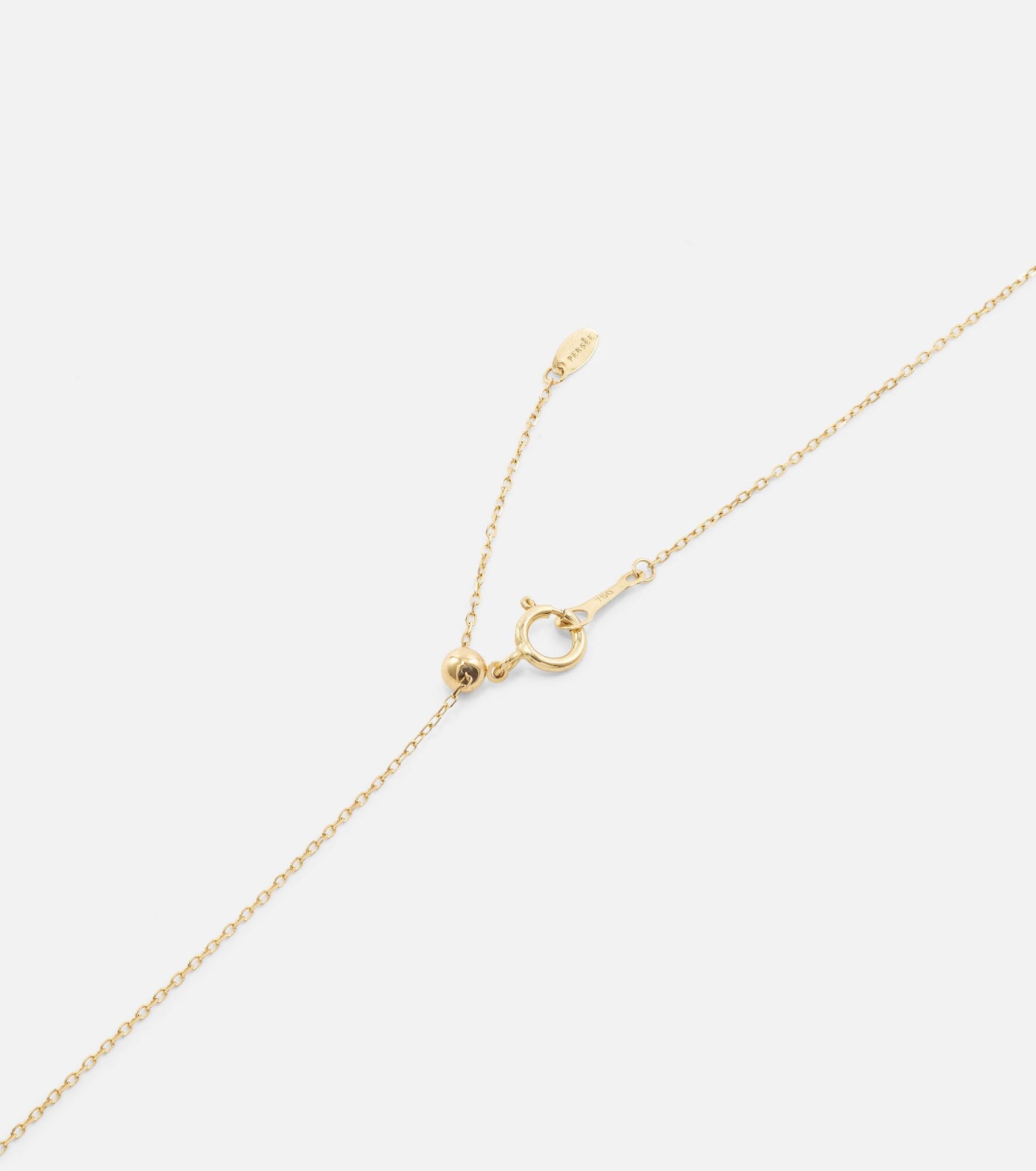 Danaé 18kt gold necklace with diamonds - 4