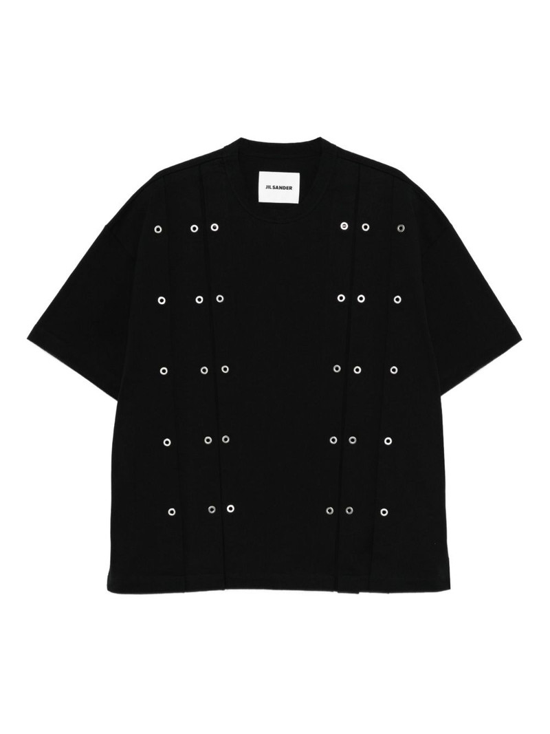 eyelet-detail T-shirt 1