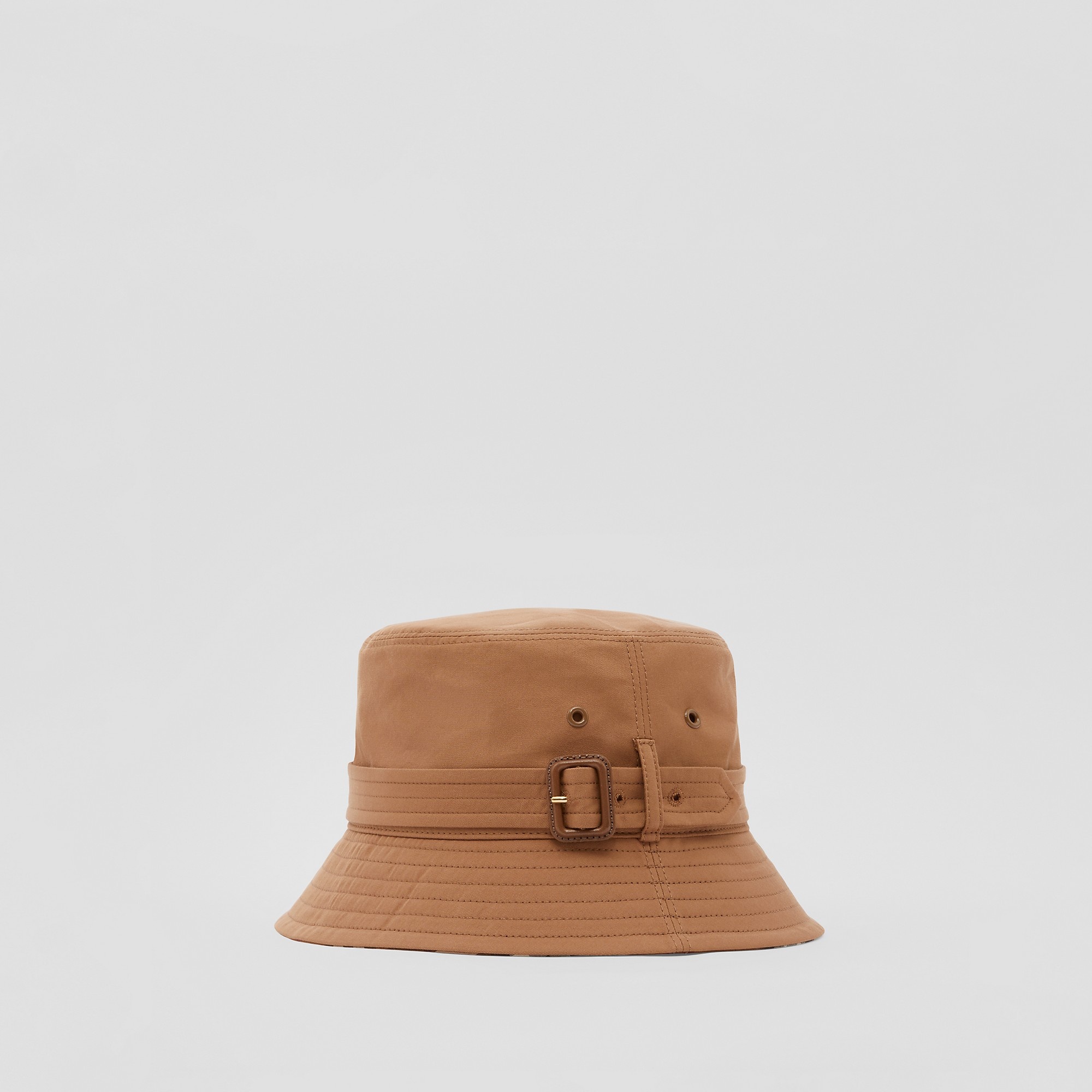 Cotton Gabardine Belted Bucket Hat - 7