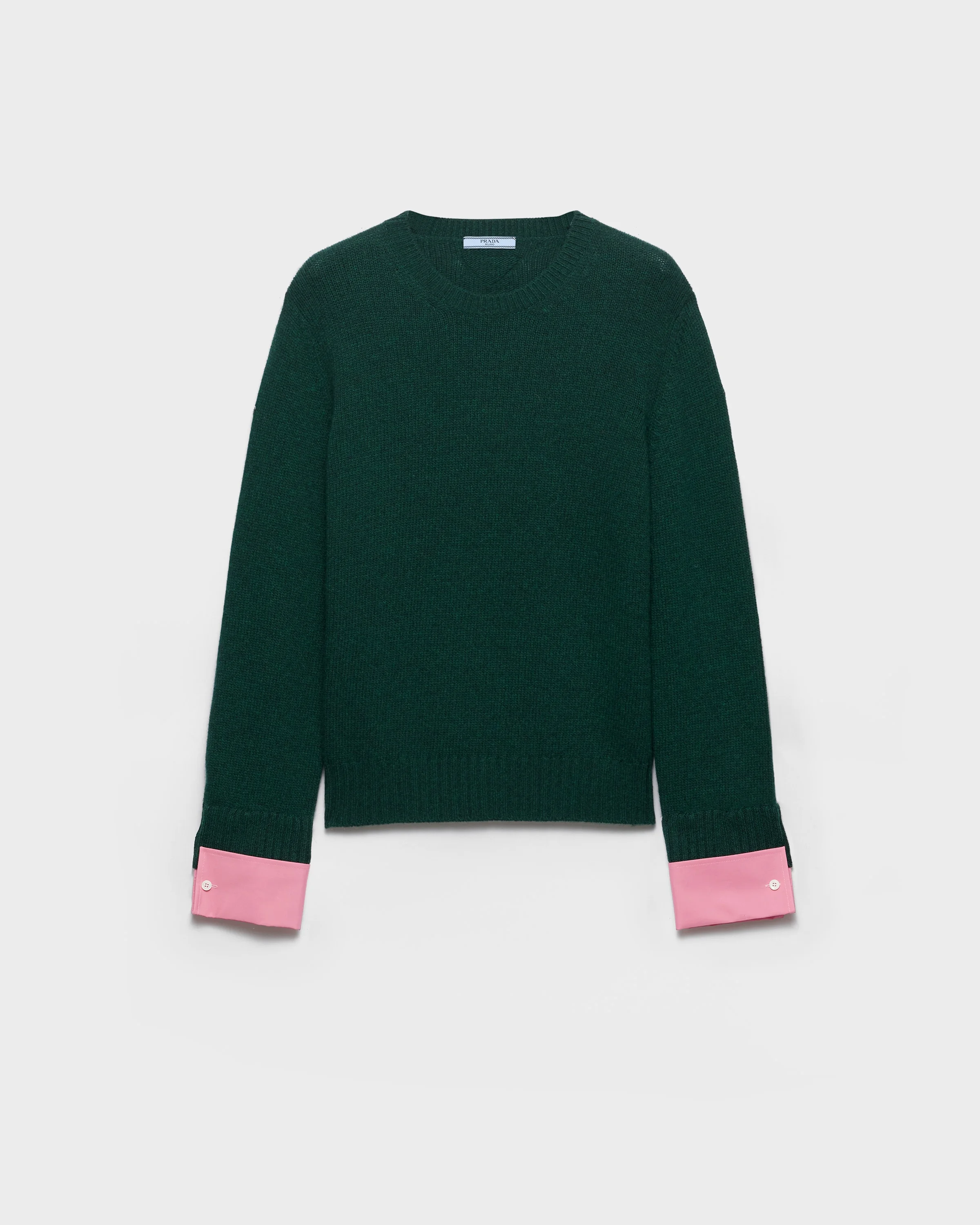 Wool and cashmere crew-neck sweater - 1