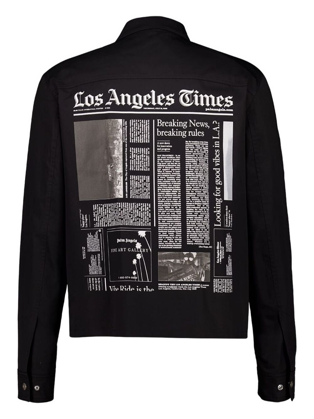 Pax Los Angeles Times News-print cotton jacket - 2