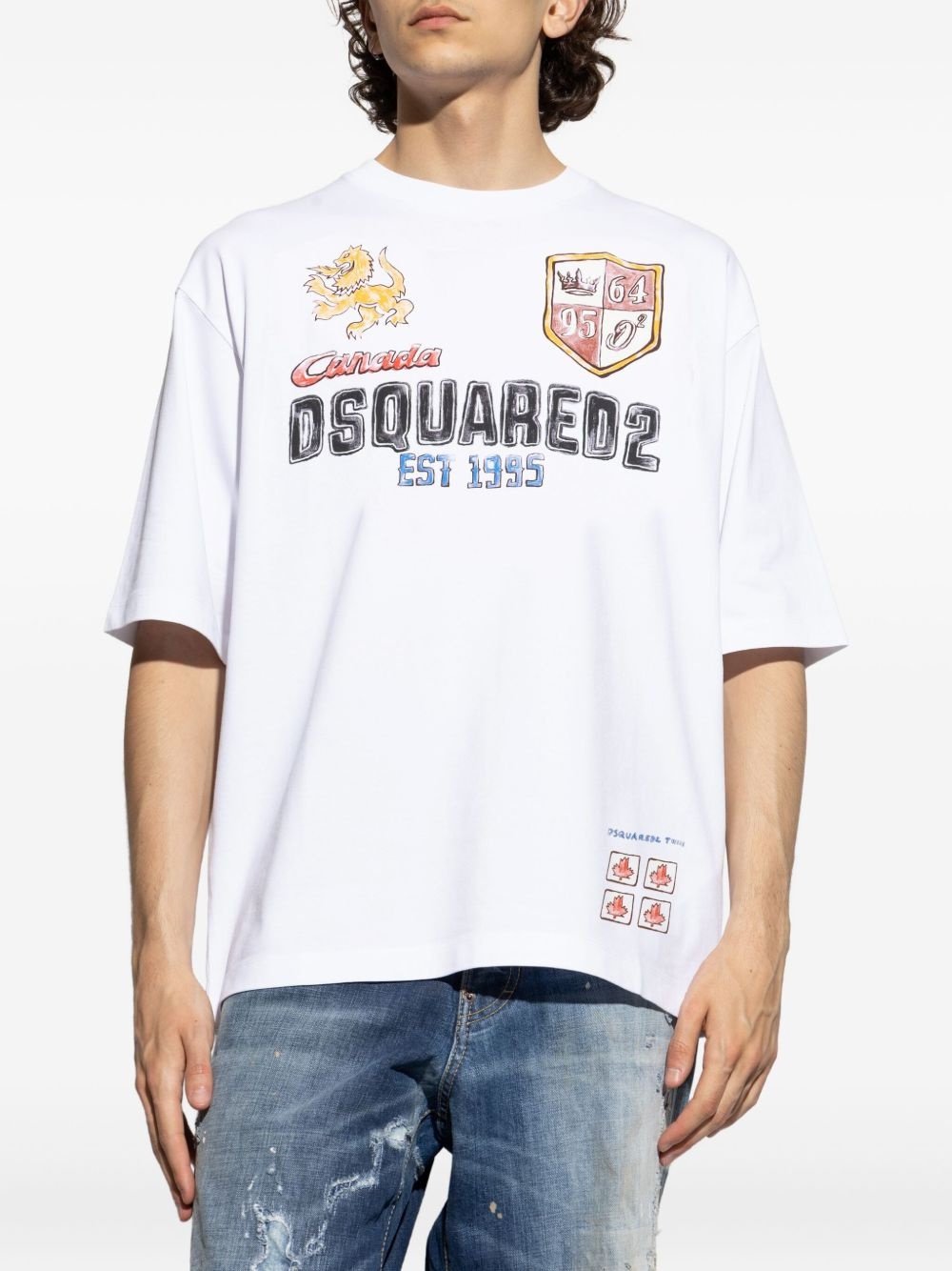 logo-print t-shirt - 3