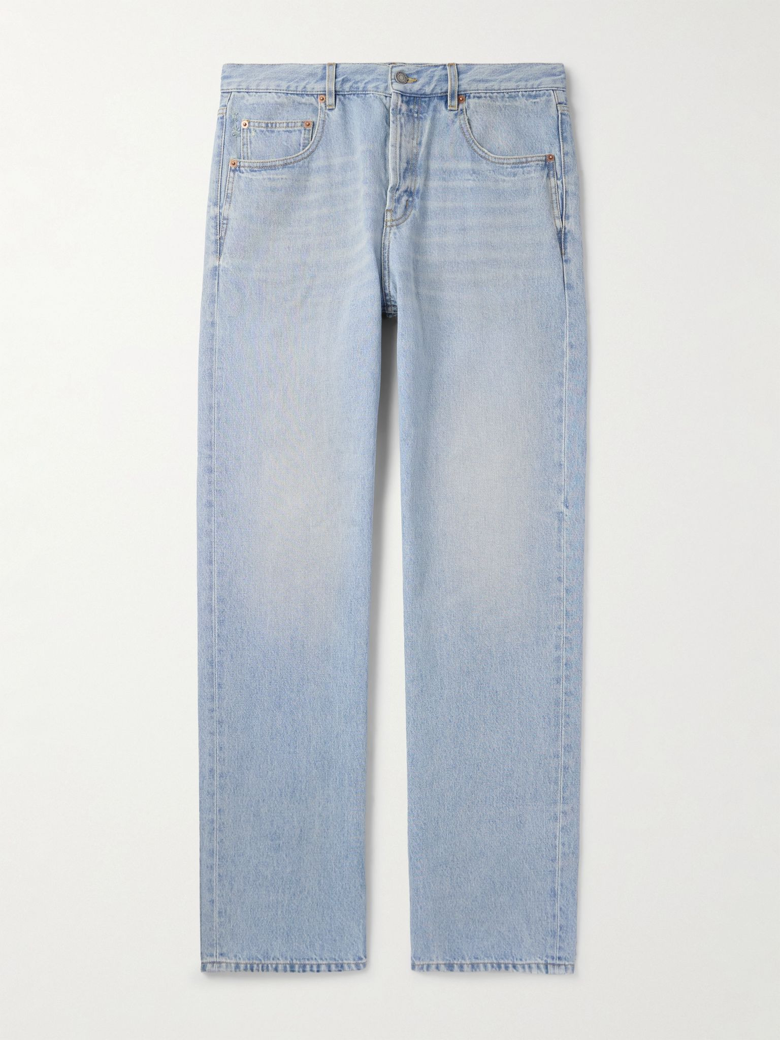 Straight-Leg Jeans Mid denim - 1