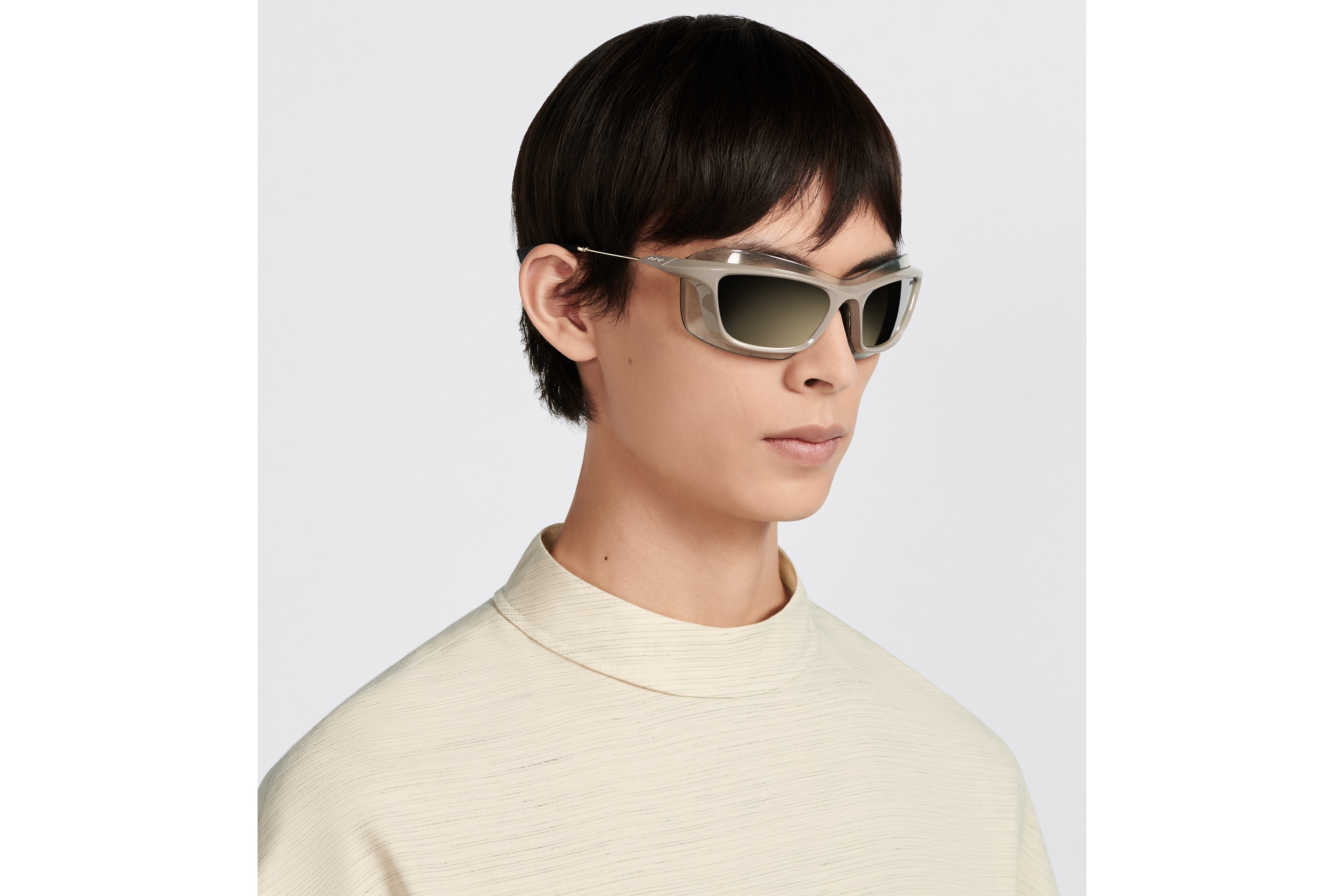 DIOR EYEWEAR DiorXplorer S1U Acetate Wrap-Around Sunglasses for