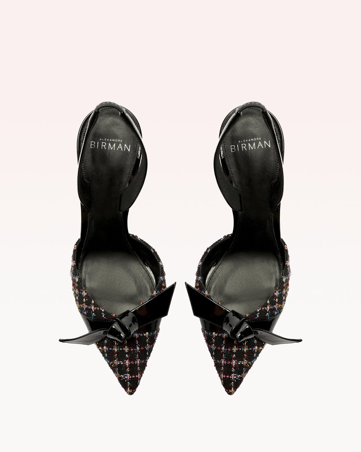 CLARITA BELL SLINGBACK 85 TWEED MULTICOLOR - 4