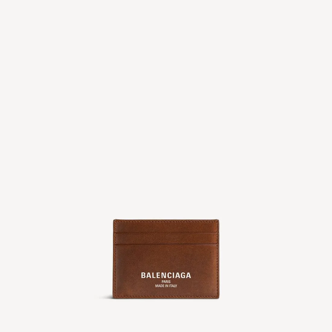 Men's Credit Card Holder in Caramel - 1