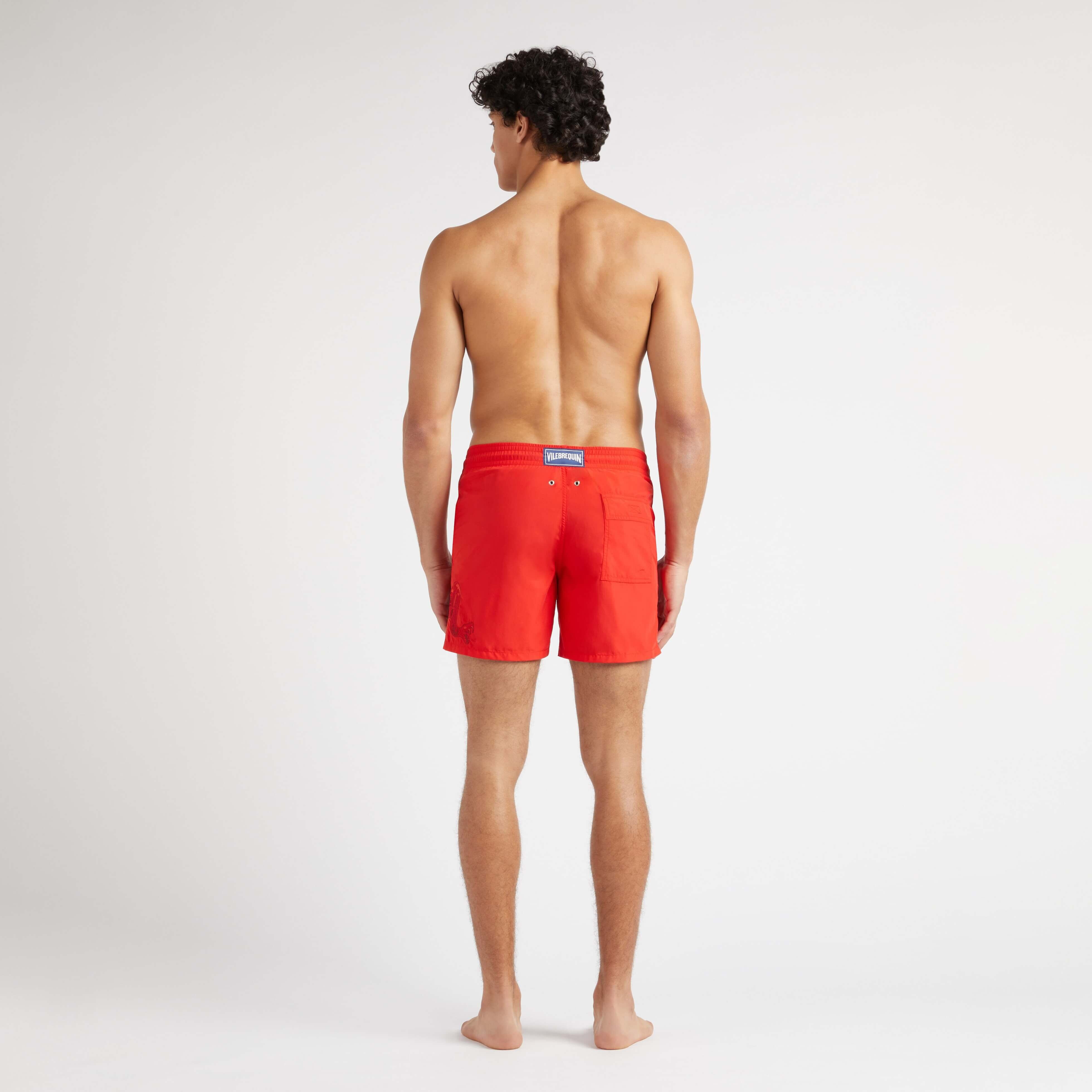 Men Embroidered Swim Trunks The Year Of The Snake - 4