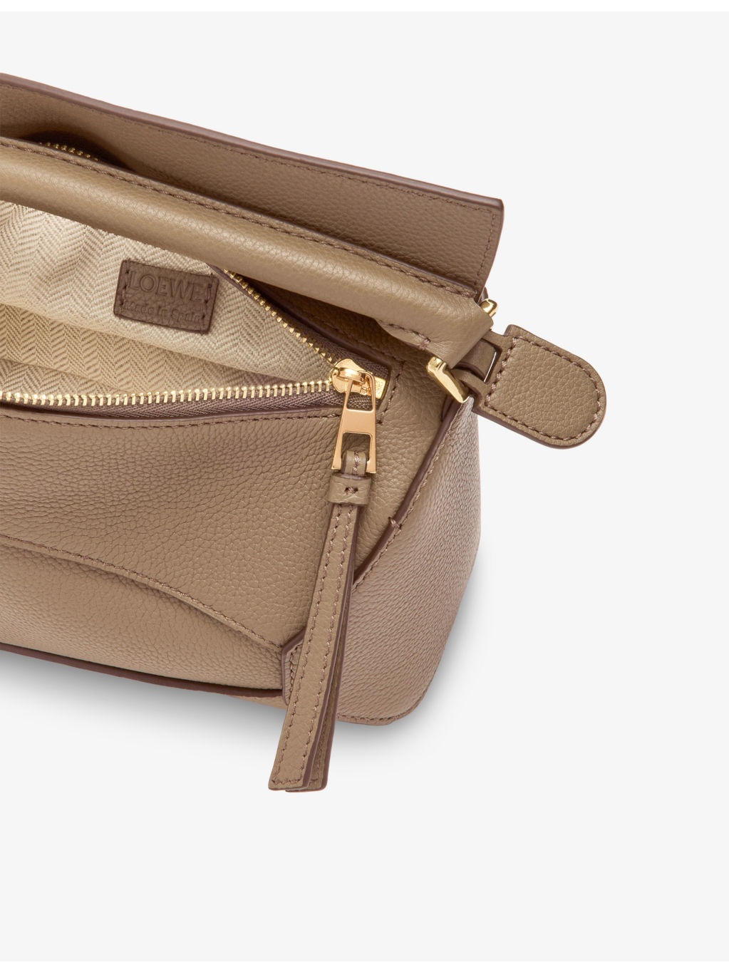 Puzzle Edge Mini Leather Cross-Body Bag - 4