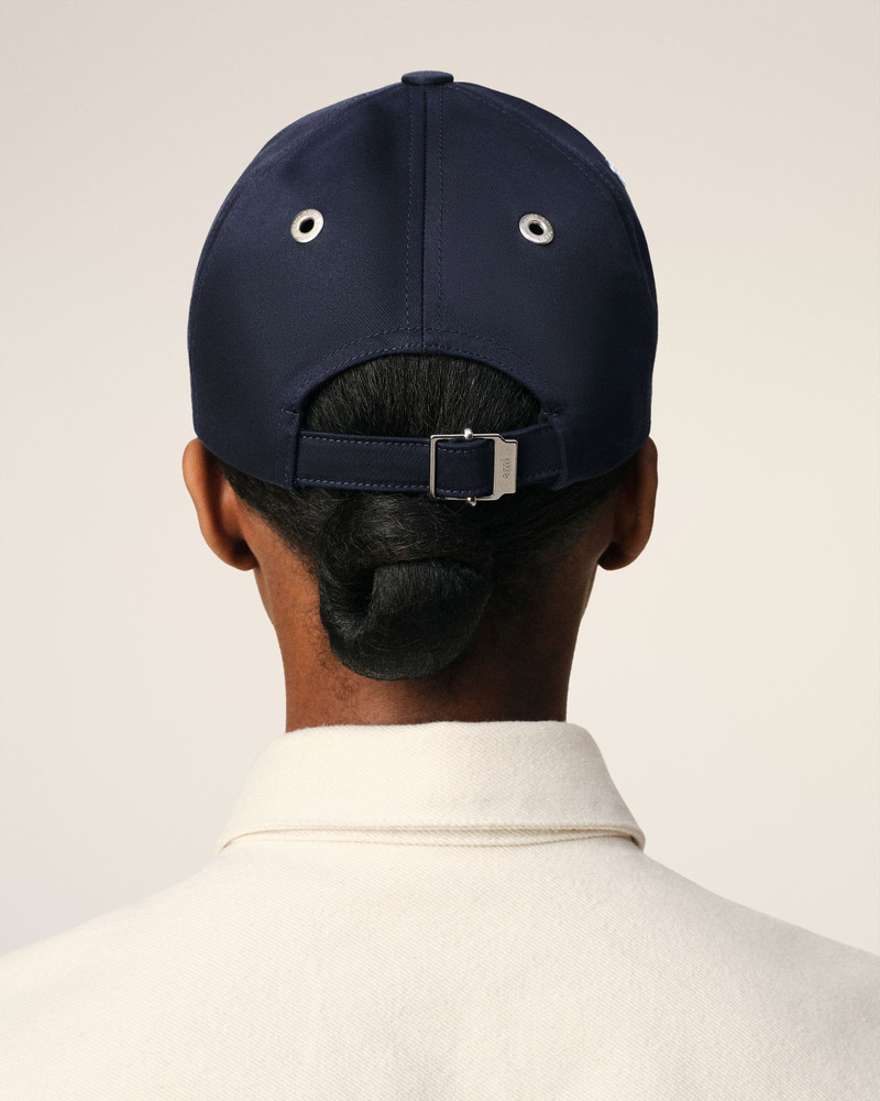 NAVY COTTON TONAL AMI DE COEUR EMBROIDERY CAP 6