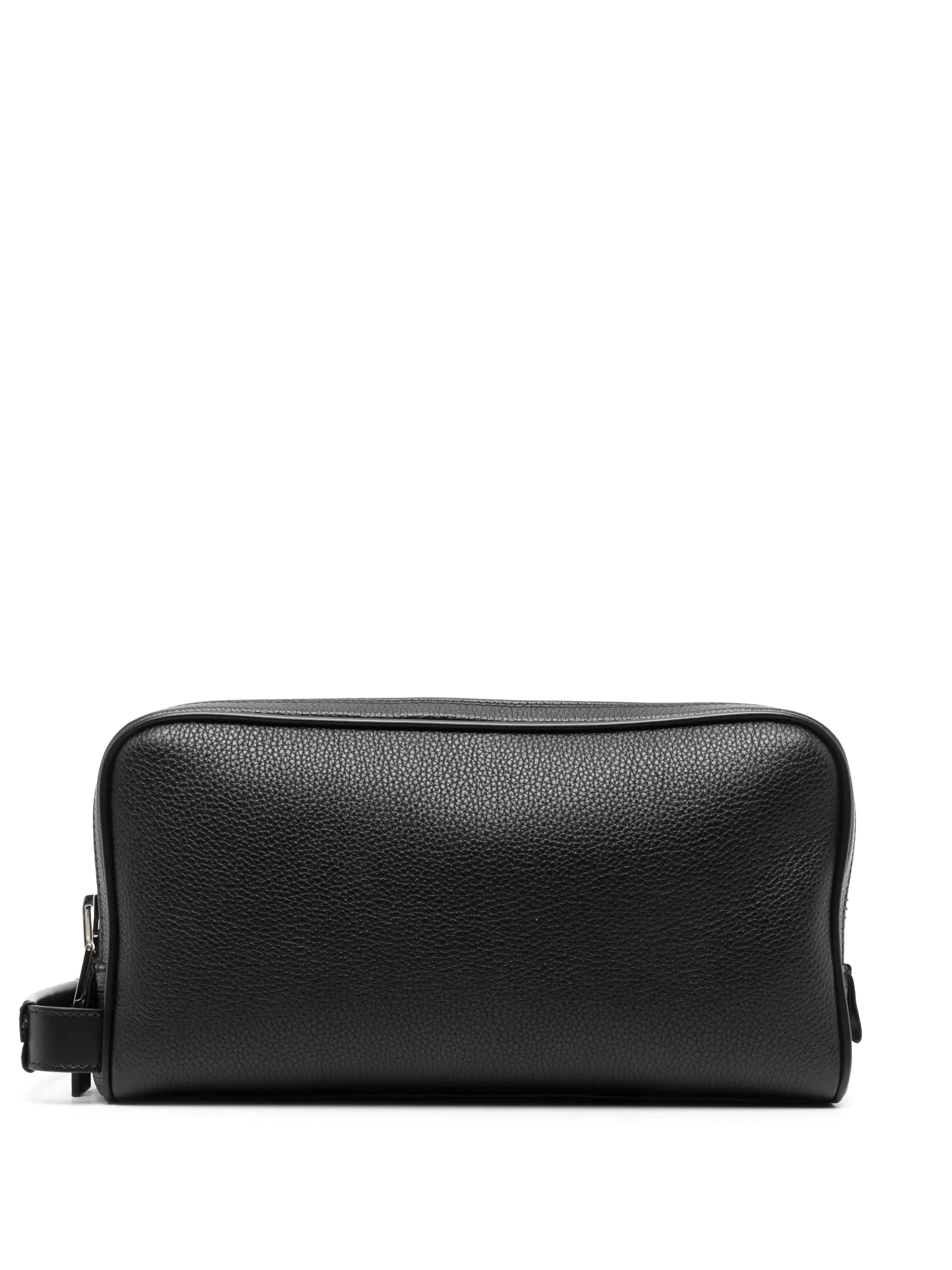 Grained Leather Wash Bag - 1