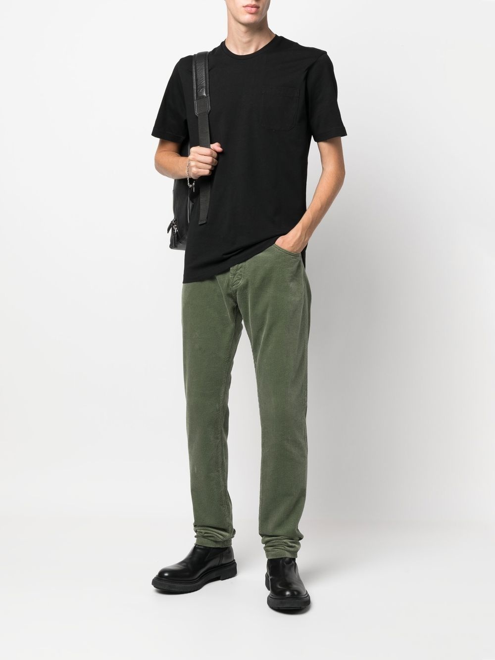 short-sleeve cotton T-shirt - 2
