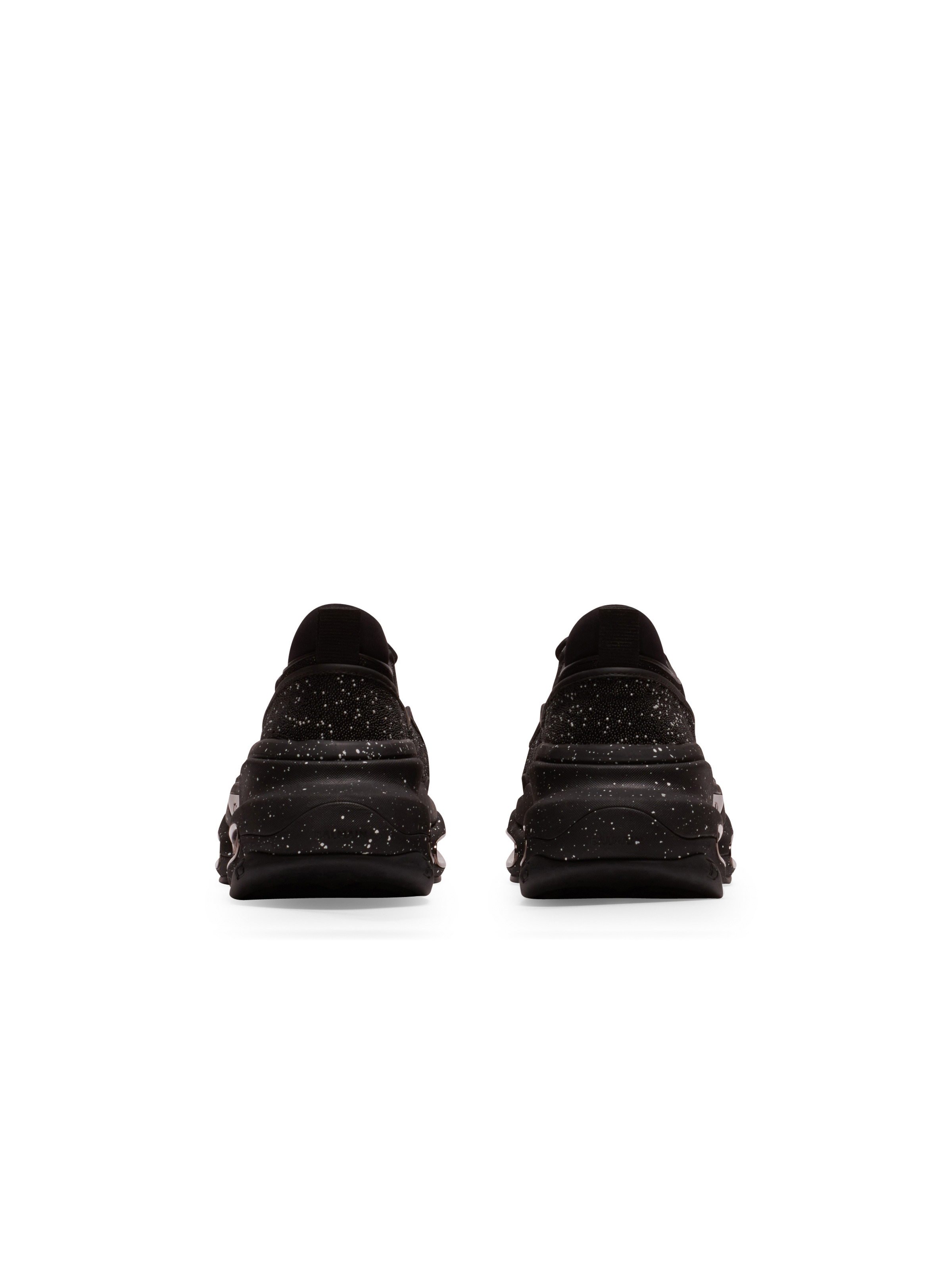 B-Bold low-top leather trainers with micro beads - 4