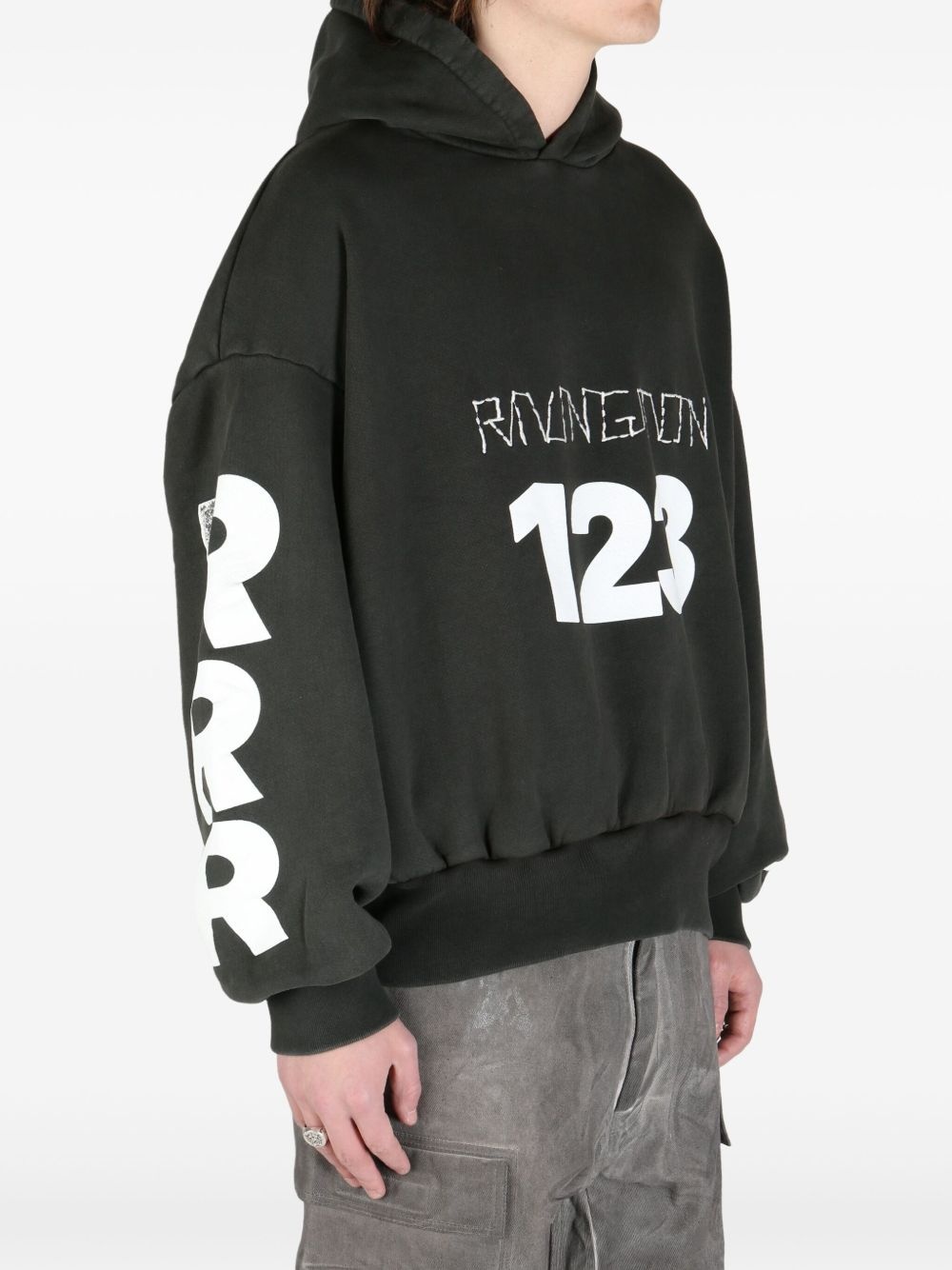 logo-print hoodie - 5