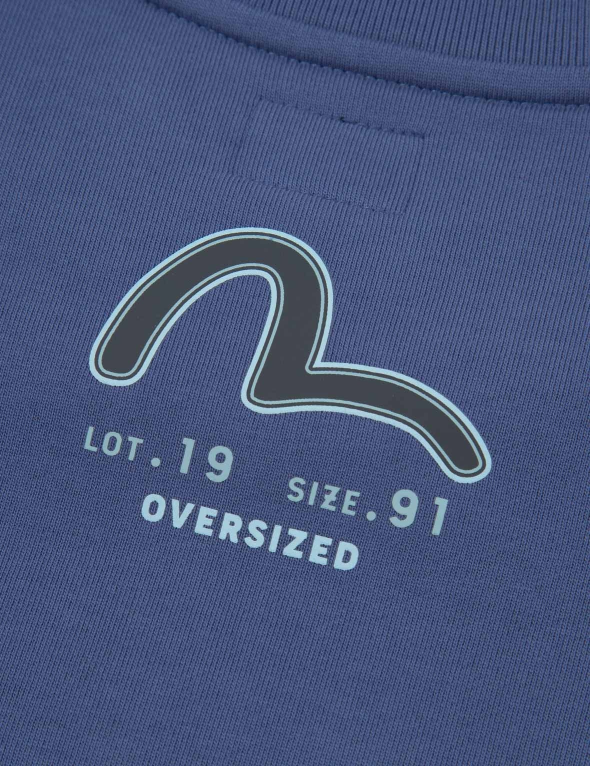 RETRO LOGO PRINT OVERSIZED SWEATSHIRT - 9