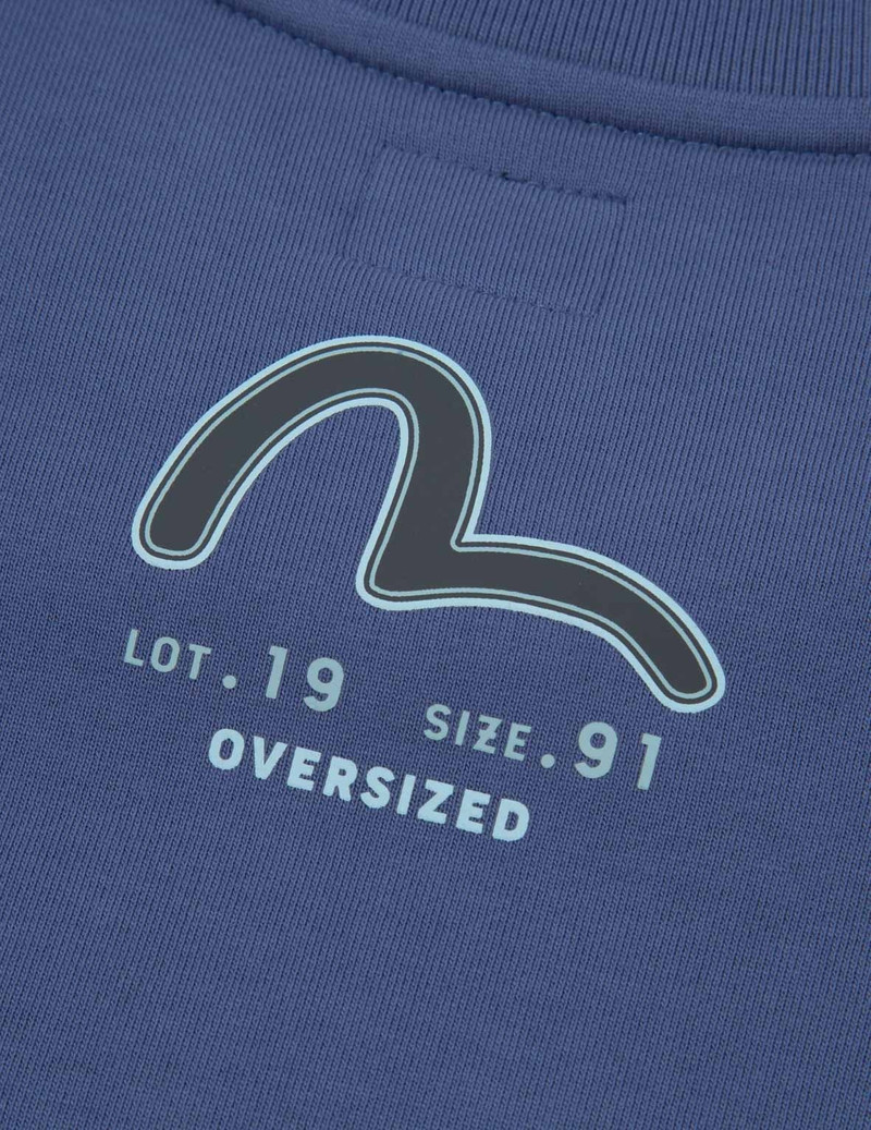 RETRO LOGO PRINT OVERSIZED SWEATSHIRT 9