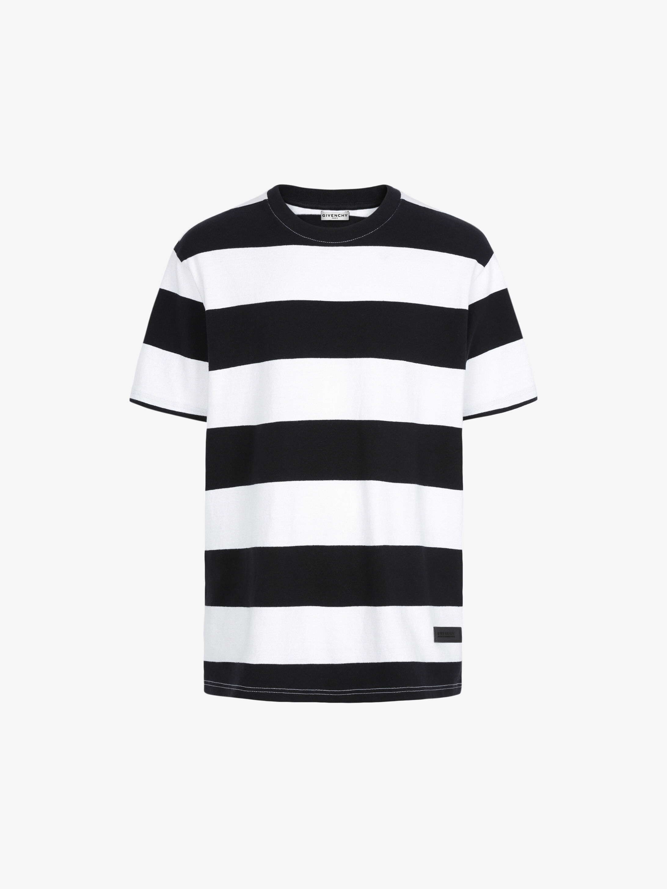 GIVENCHY patch striped t-shirt - 1