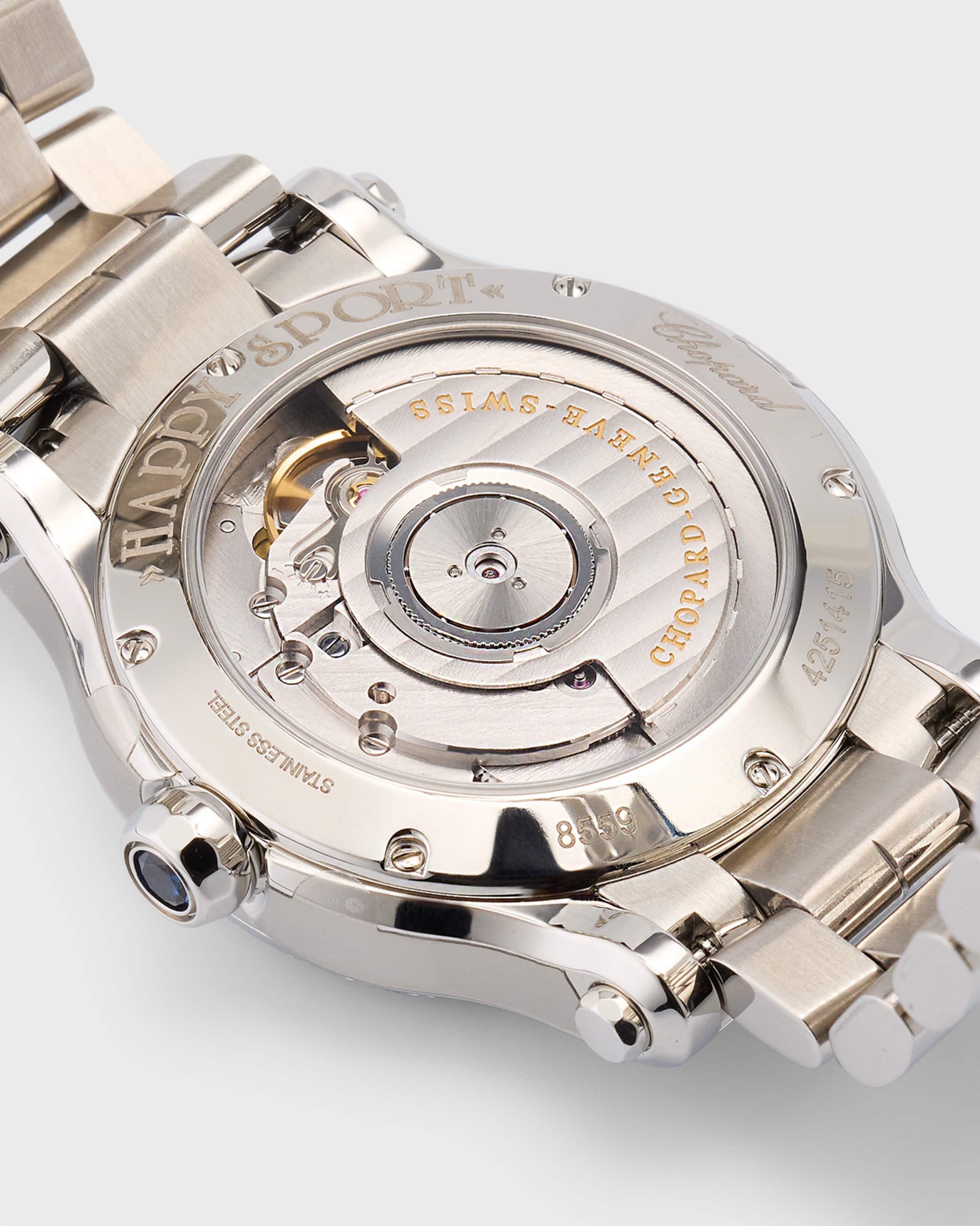 Happy Sport 36mm Stainless Steel Diamond Watch - 5