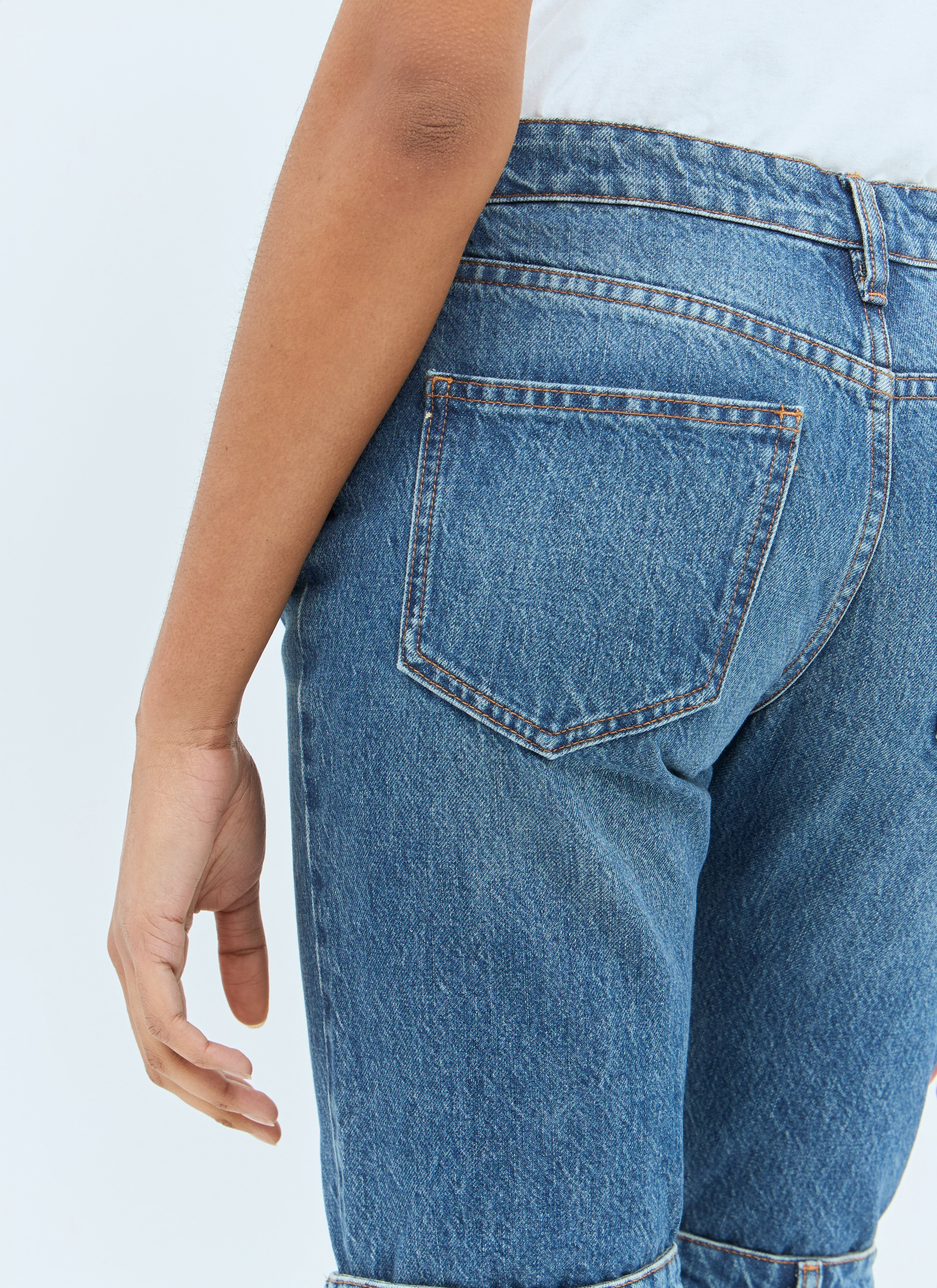 Coperni Women Open-Knee Jeans - 6