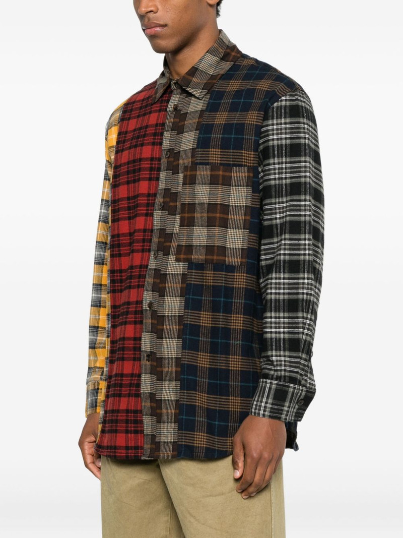 color-block check shirt 3