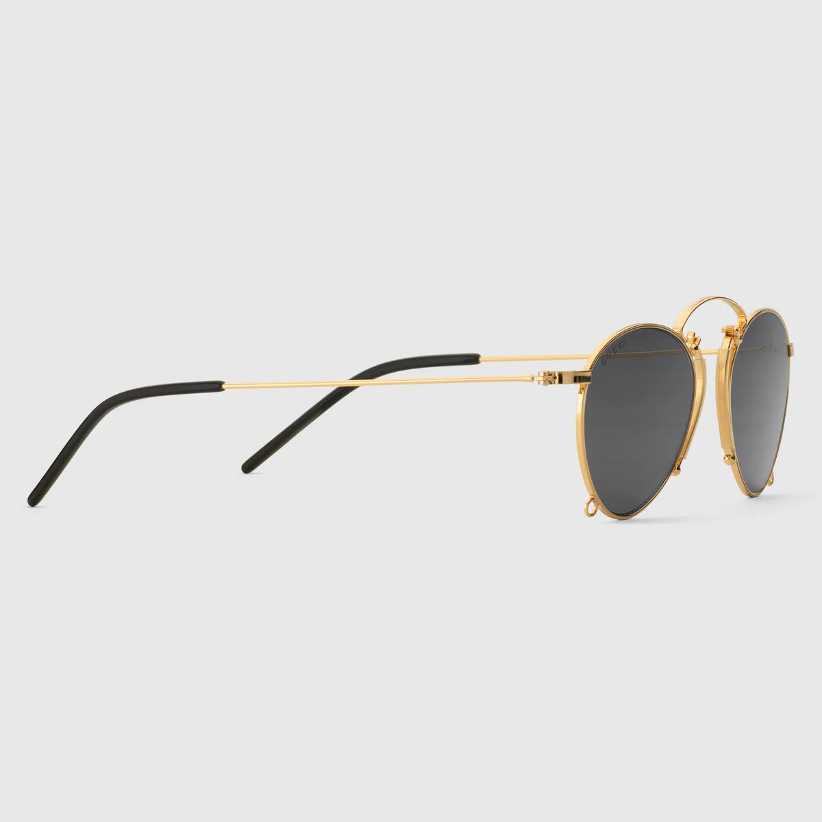 Pince-nez round-frame sunglasses - 3