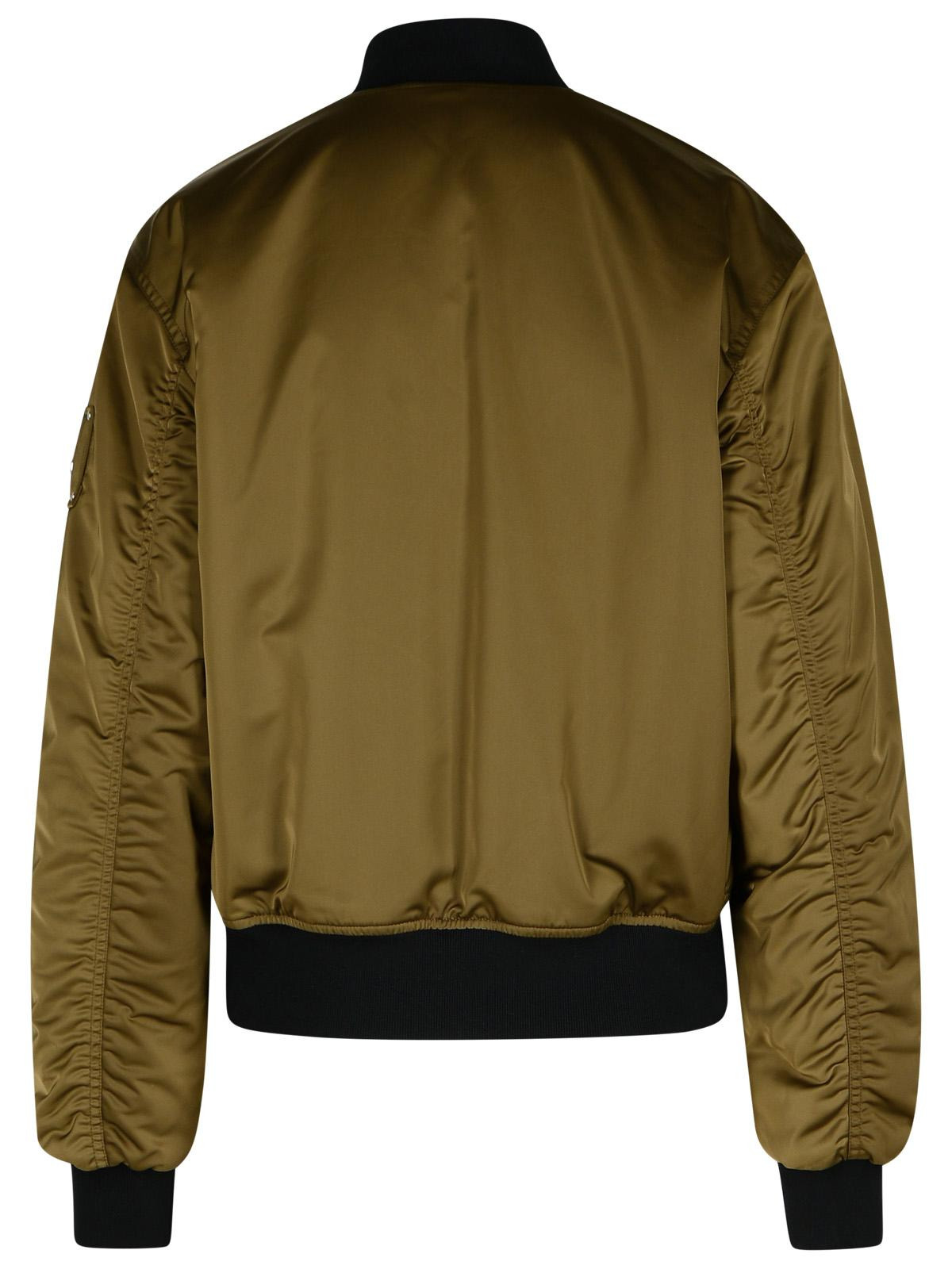 Moose Knuckles 'Jet' Green Polyester Bomber Jacket Women - 3