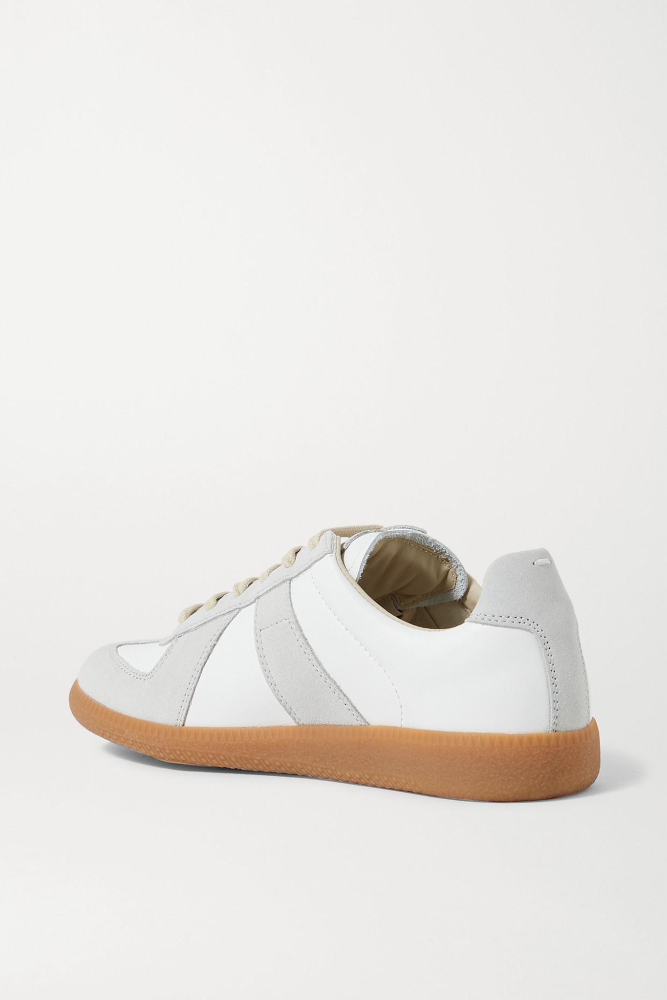 Replica leather and suede sneakers - 3